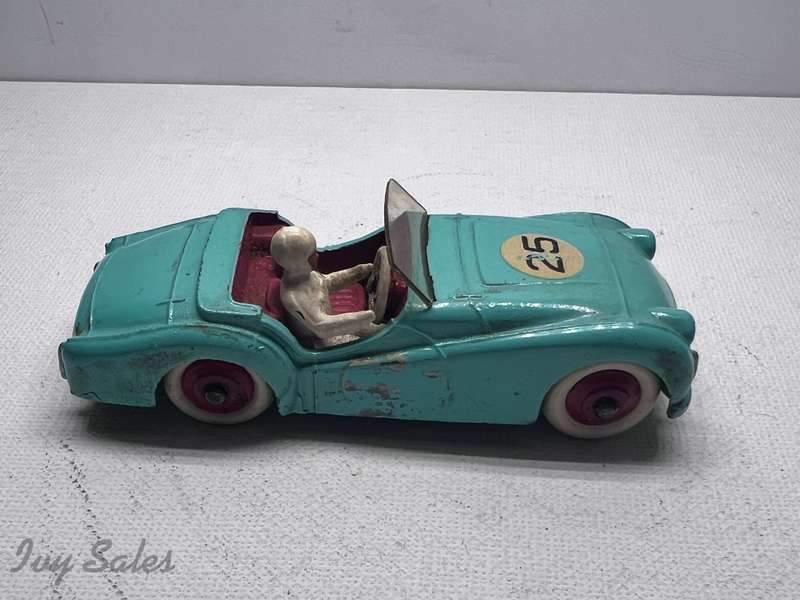 Dinky Toys #111 Triumph TR2 Sports Car With Original Box