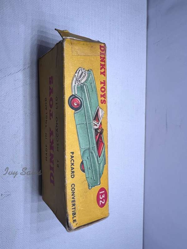 Dinky Toys #132 Packard Convertible With Original Box