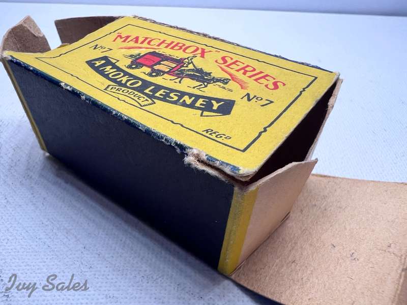 Matchbox Moko #7 Horse Drawn Milk Float Wagon With Original Box