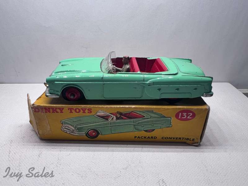 Dinky Toys #132 Packard Convertible With Original Box