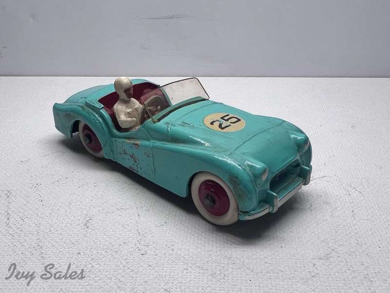 Dinky Toys #111 Triumph TR2 Sports Car With Original Box