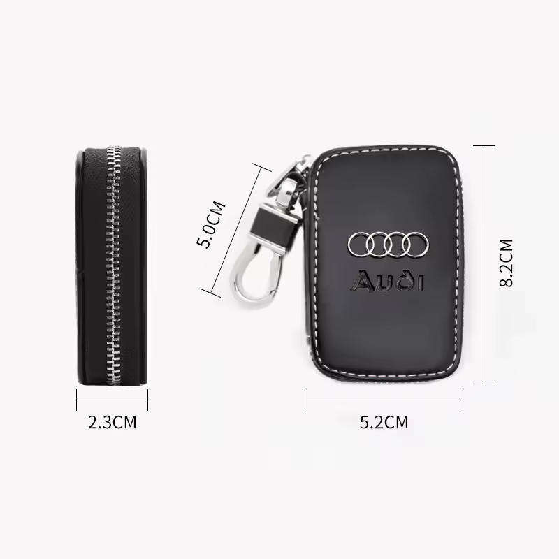 Leather Car Key Wallet for Audi
