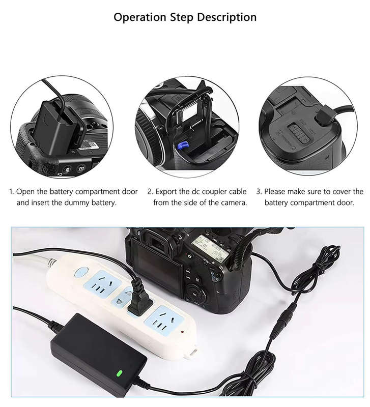 ACK-FW50 AC Adapter for SONY cameras with NP-FW50 battery