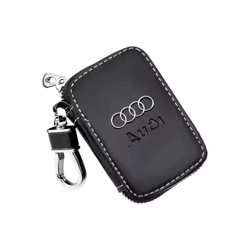 Leather Car Key Wallet for Audi