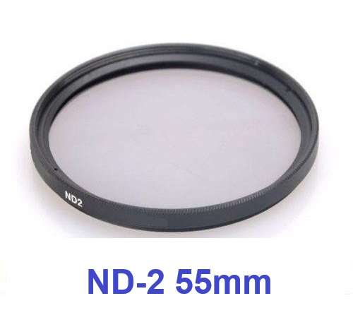 ND-2 Filter for lens with 55mm Filter Thread