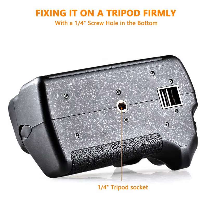 Generic Battery Grip for NIKON D5100 / D5200 /D5300 DSLR Cameras (Plus IR Remote Shutter Release)