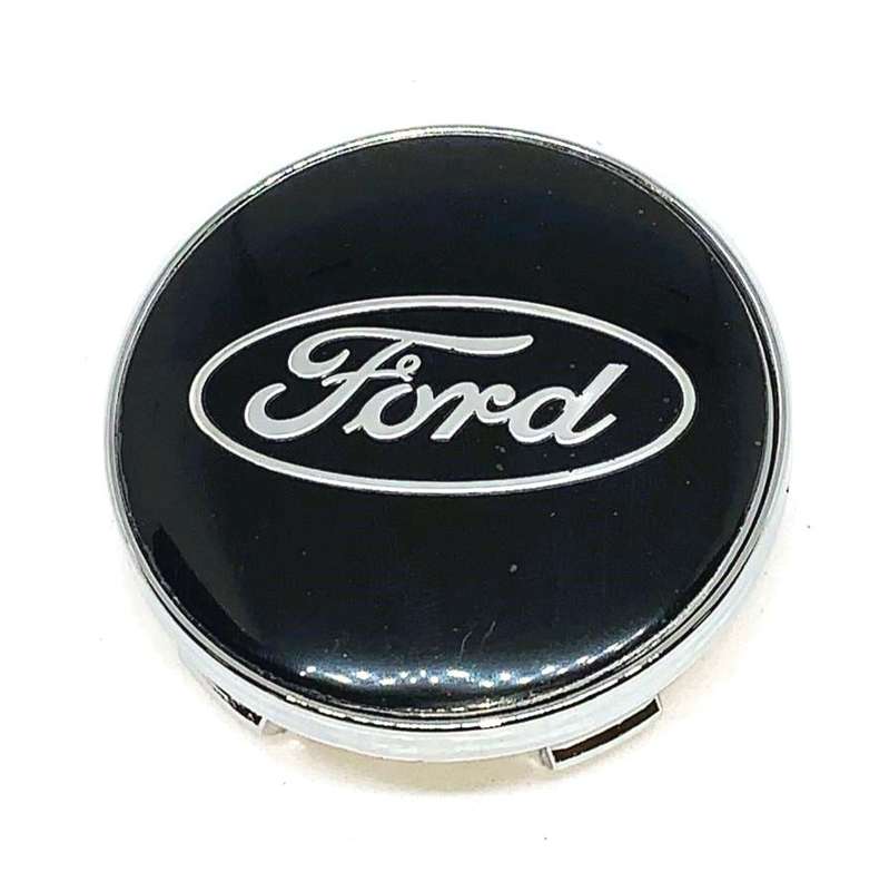 4x WHEEL CENTRE CAPS 60mm / 56mm for FORD (BLACK)