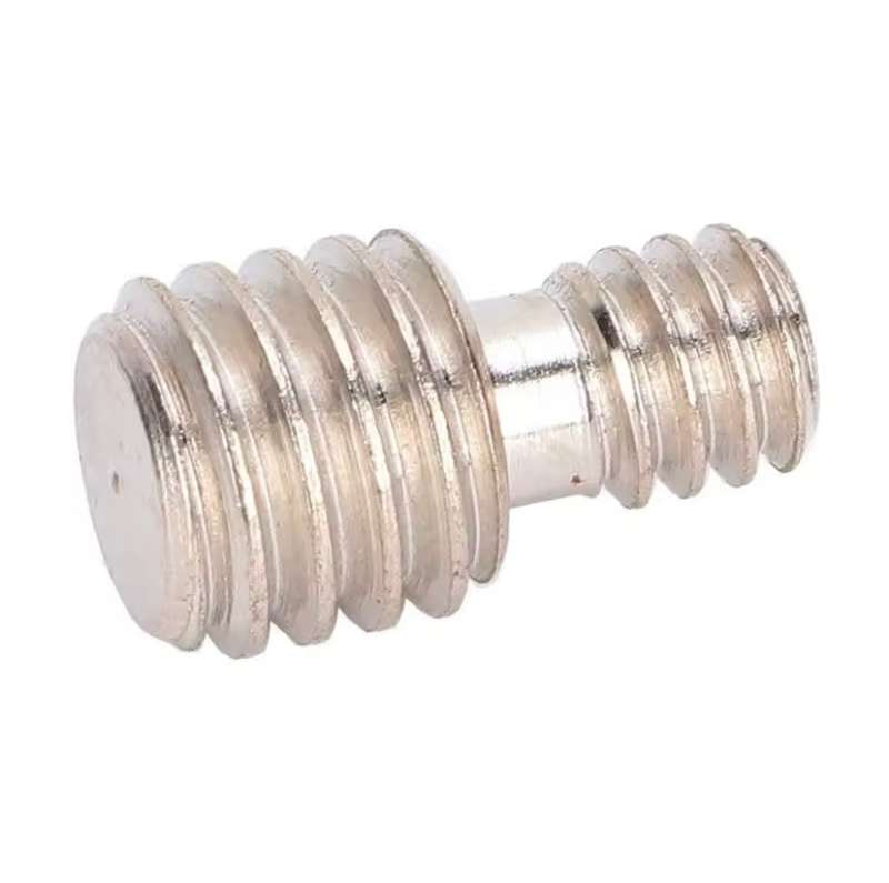 Double Head Stud 3/8 - 1/4 Male to Male Converter for Monopod Tripod Quick Release Plate