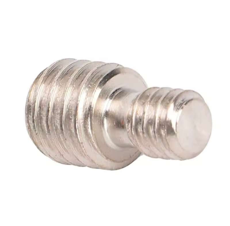 Double Head Stud 3/8 - 1/4 Male to Male Converter for Monopod Tripod Quick Release Plate