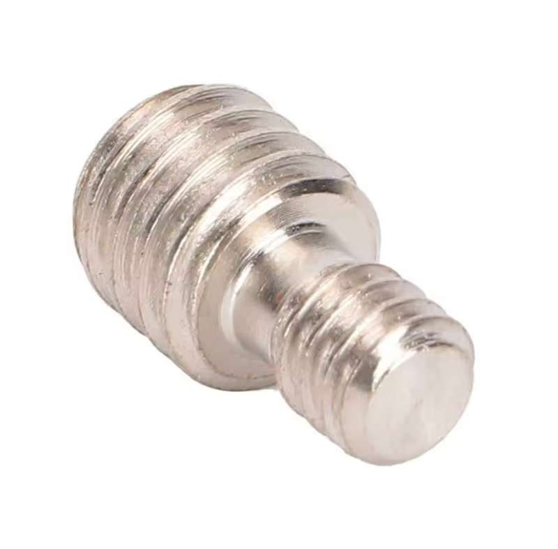 Double Head Stud 3/8 - 1/4 Male to Male Converter for Monopod Tripod Quick Release Plate