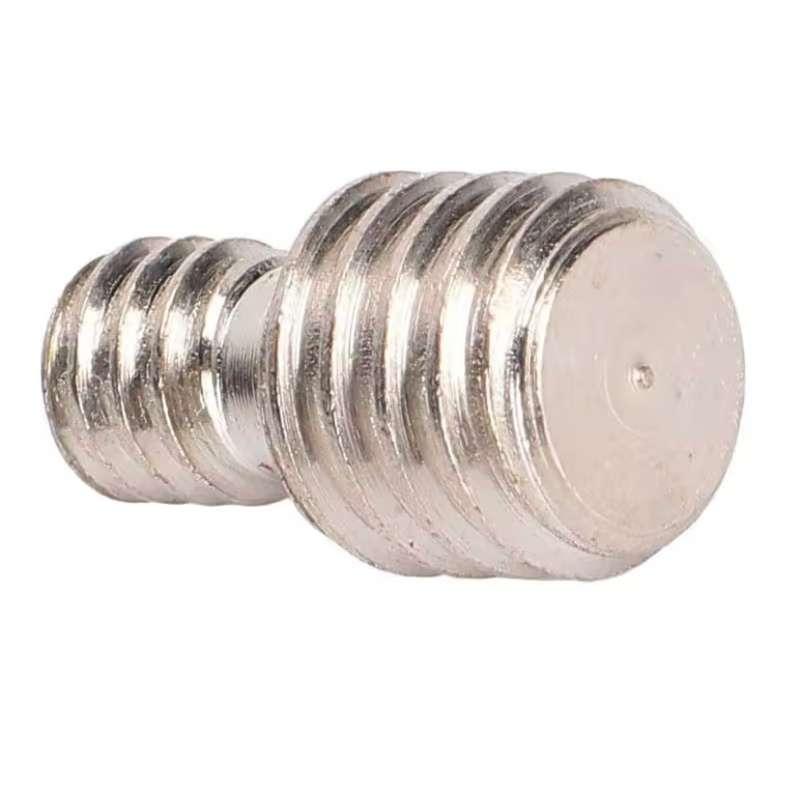 Double Head Stud 3/8 - 1/4 Male to Male Converter for Monopod Tripod Quick Release Plate