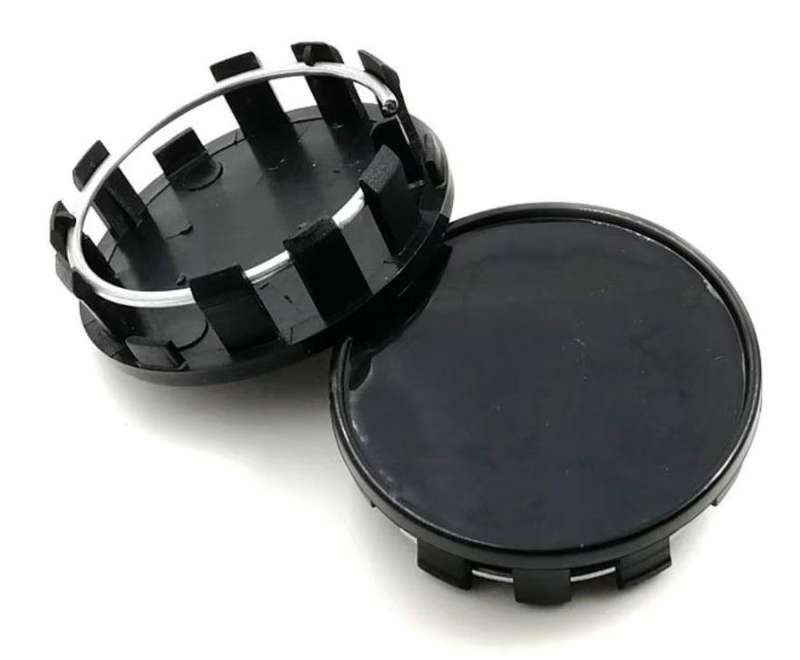 4x Wheel centre Cap Bases (without branding / stickers): 54 / 50mm (Black)