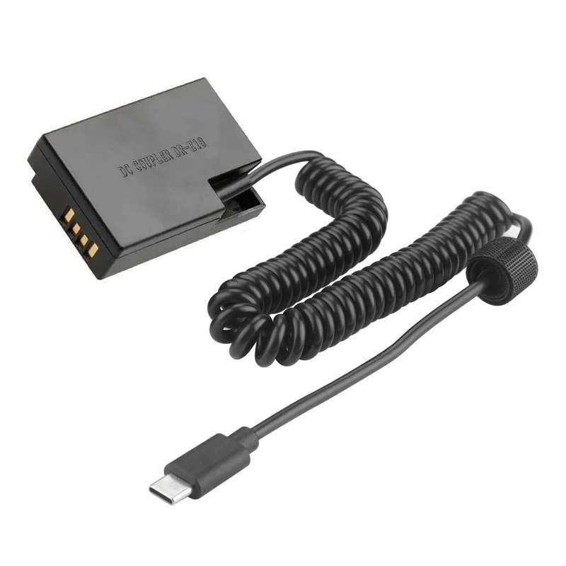 Power Bank LP-E17 Type C Cable DR-E18 ACK-E18 DC Coupler for Canon