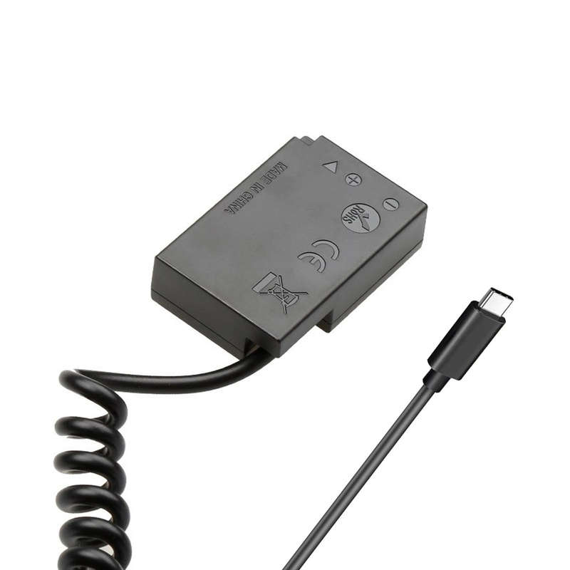 Power Bank LP-E17 Type C Cable DR-E18 ACK-E18 DC Coupler for Canon