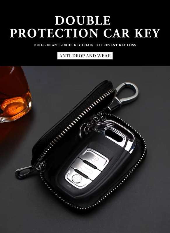 Leather Car Key Wallet for Audi