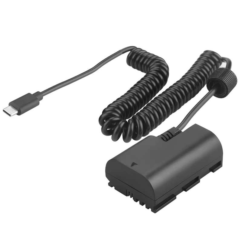 Power Bank LP-E6 Type C Cable ACK-E6 DC Coupler for Canon EOS R R5 R6 R7 60D 70D 80D 90D 5D 6D 7D