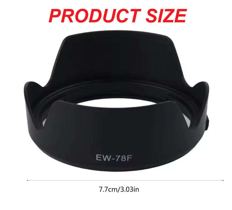 Generic used Lens Hood for Canon RF 24-240mm F4-6.3 IS USM lens