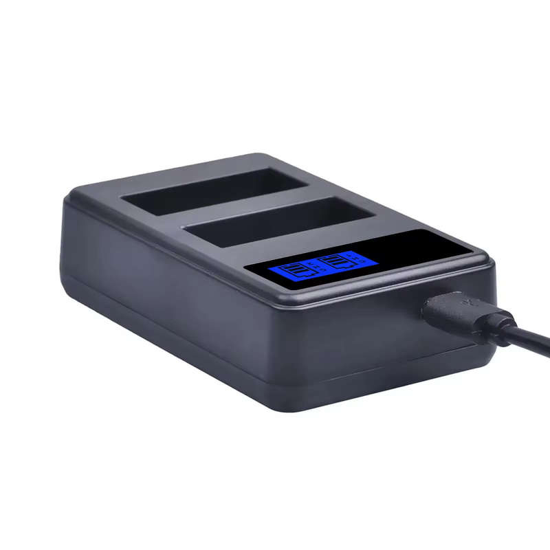 Generic (LCD Display) USB Charger for Canon LC-E10 / LP-E10 battery (DUAL CHARGER)