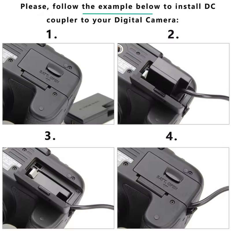 Power Bank LP-E17 Type C Cable DR-E18 ACK-E18 DC Coupler for Canon