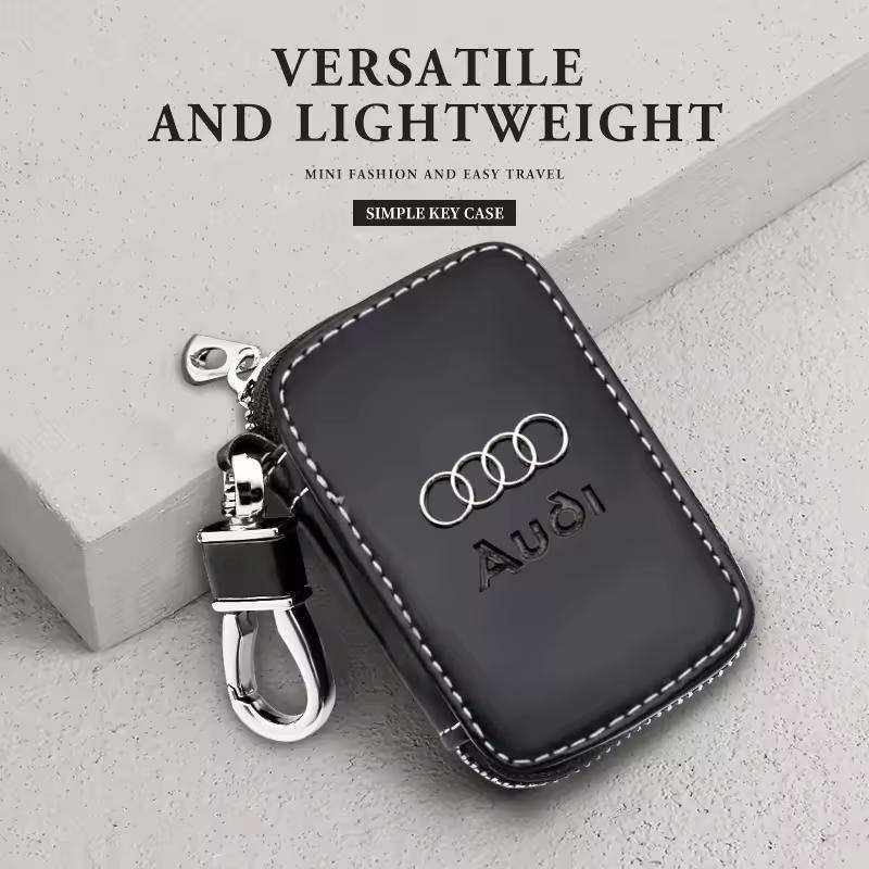 Leather Car Key Wallet for Audi