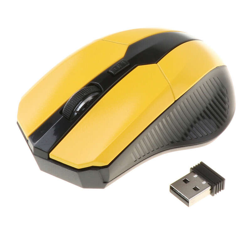 2.4GHz Wireless Cordless Optical Mouse USB Receiver for PC Laptop