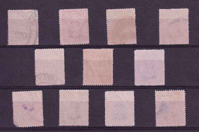 Southern Rhodesia, 1924, Admirals, Part Set Used in Mixed Condition