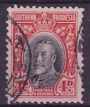 Southern Rhodesia, 1931_1935, Field Marshall, 4d, Perfs 11½, Used