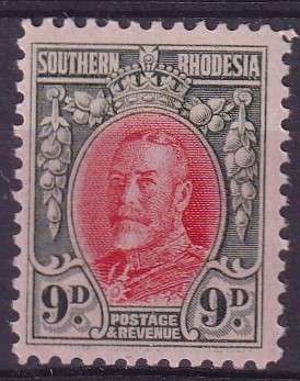 Southern Rhodesia, 1931, Field Marshall, 9d, Perfs 12, MNH