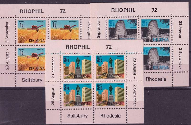 Rhodesia UDI, 1972, Rhophil 238B, Imperforate Top, MNH
