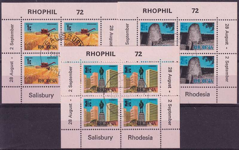 Rhodesia UDI, 1972, Rhophil 238B, Imperforate Top, CTO