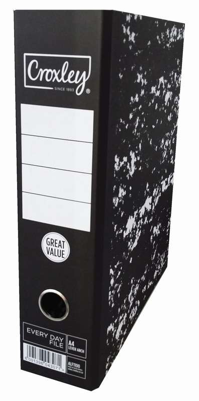 CROXLEY Every Day File A4 Lever Arch No Rado Box of 25 Files