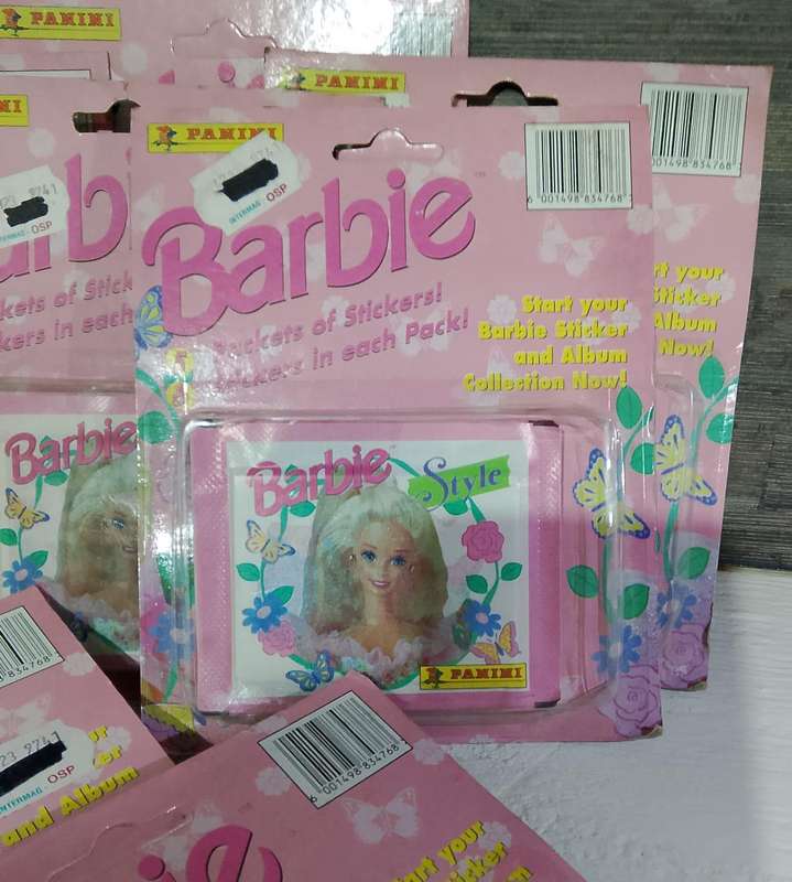 Vintage 1995 Panini Mattel Barbie Collectible Stickers(375 packets in total)