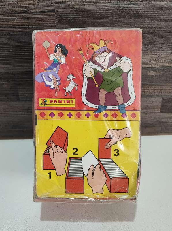 1996 Panini Disney`s The Hunchback of Notre Dame Collectible Stickers(factory sealed box)