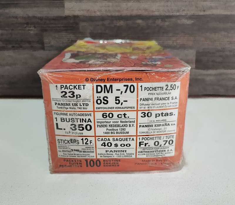 1996 Panini Disney`s The Hunchback of Notre Dame Collectible Stickers(factory sealed box)