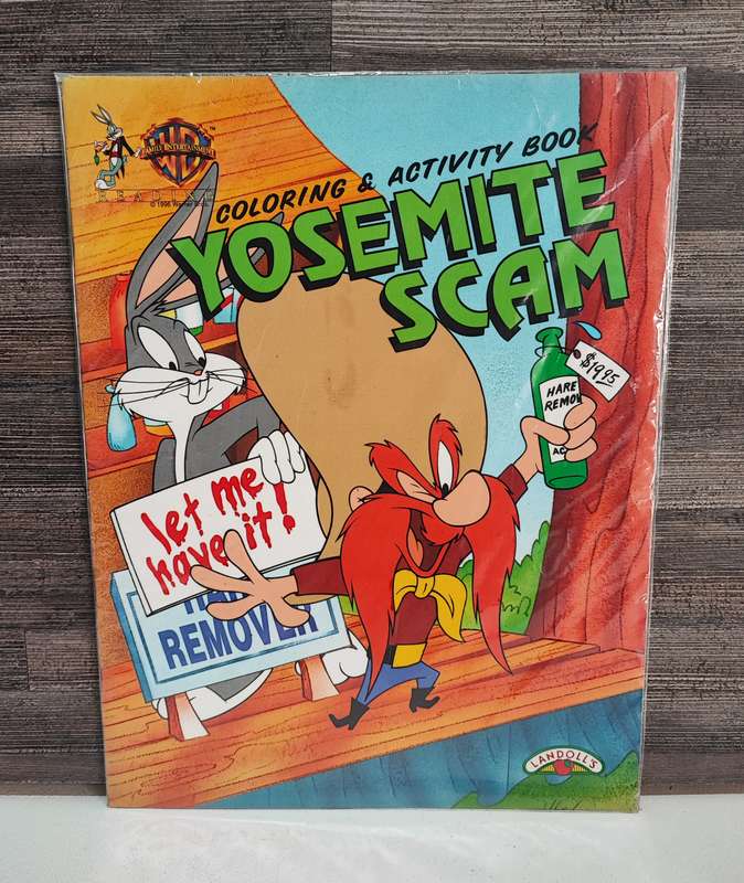 Vintage 1996 Looney Tunes Coloring & Activity Books