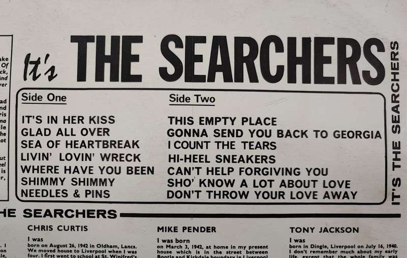 Vintage LP Record - The Searchers