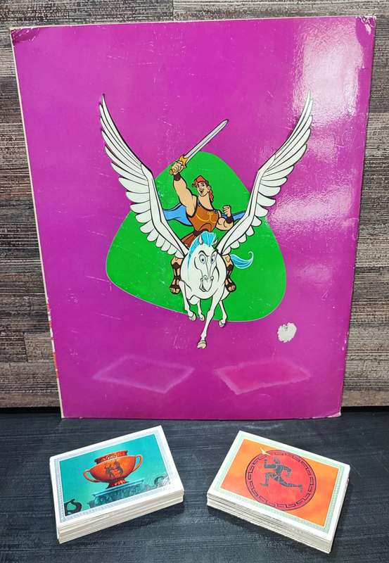 1996 Panini Disney`s Hercules Sticker Album & Collectible Stickers(Complete Sticker Set)