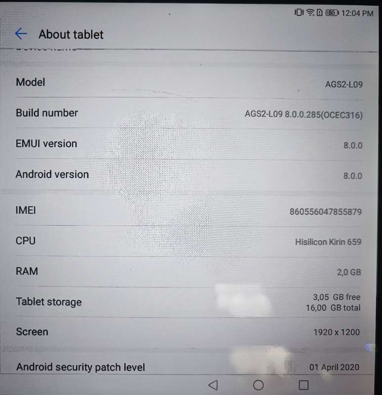 Huawei Mediapad T5 10 inch Tablet(Still running Google Play)