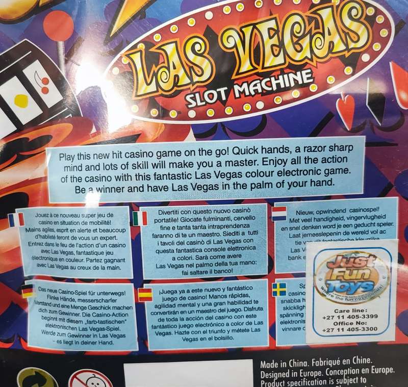 Electronic Pocket Las Vegas Slot Machine Game