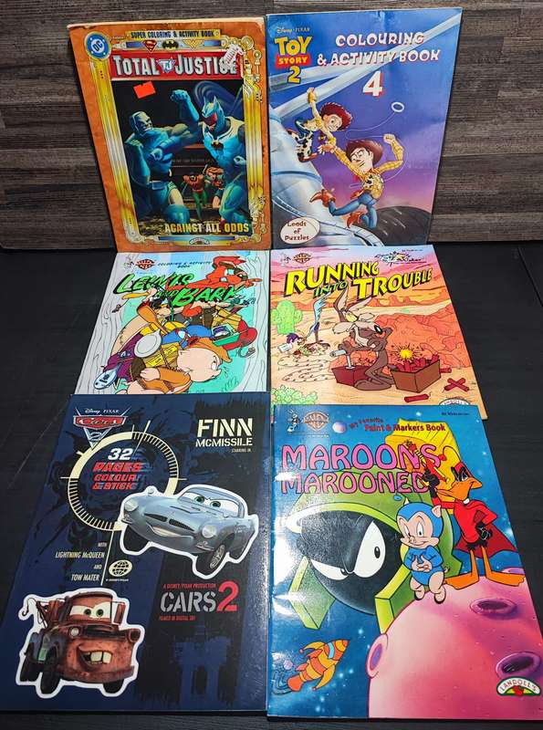 Vintage Colour/Activity Book Collection