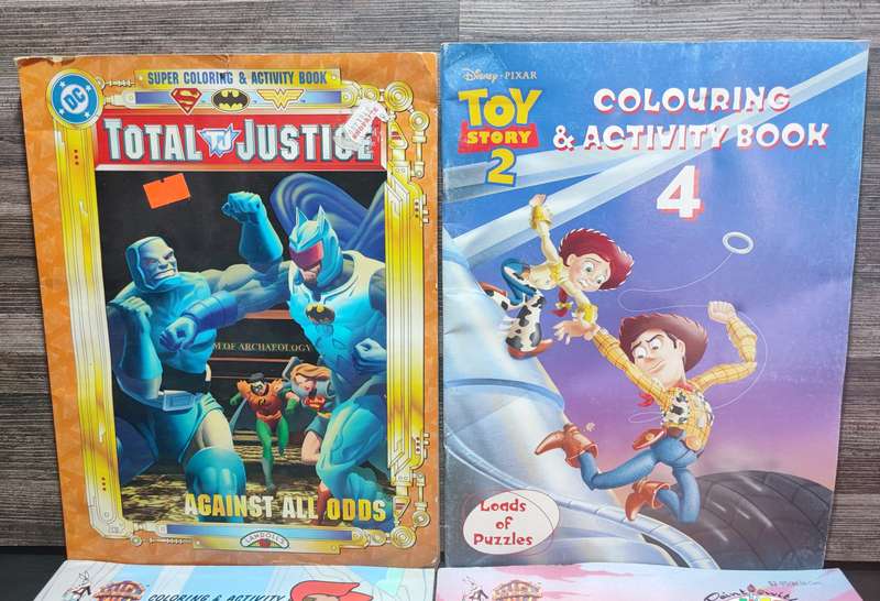 Vintage Colour/Activity Book Collection