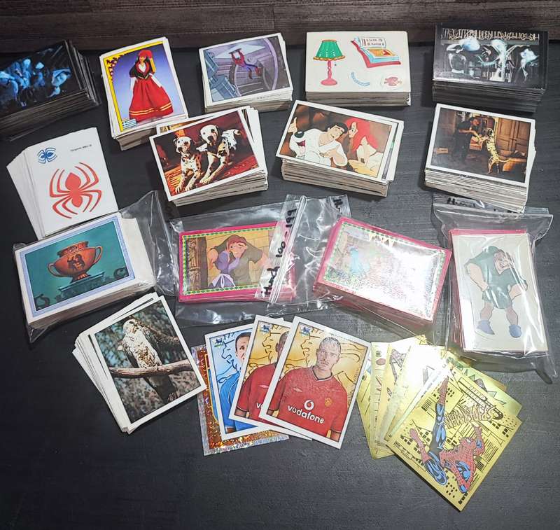Huge lot Panini/Topps Mixed Stickers(One bid for all 1000)