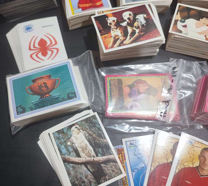 Huge lot Panini/Topps Mixed Stickers(One bid for all 1000)
