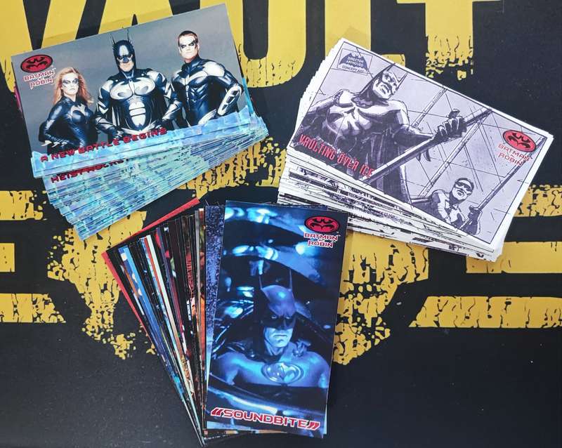 Vintage 1997 SkyBox Batman and Robin Factory Collectible Cards