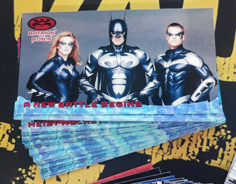 Vintage 1997 SkyBox Batman and Robin Factory Collectible Cards