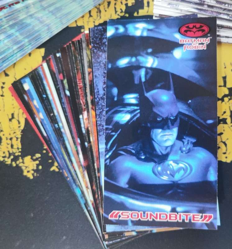 Vintage 1997 SkyBox Batman and Robin Factory Collectible Cards