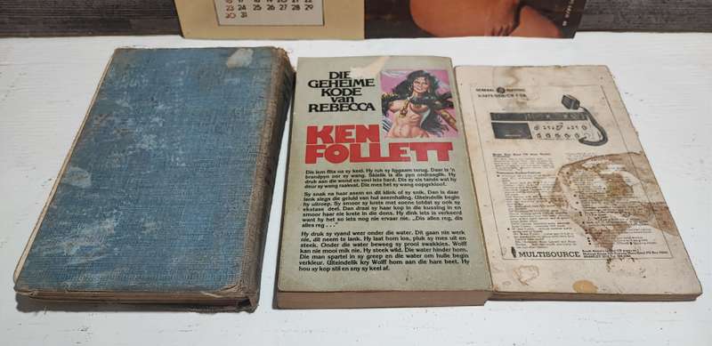 Vintage Scope Calendar and books