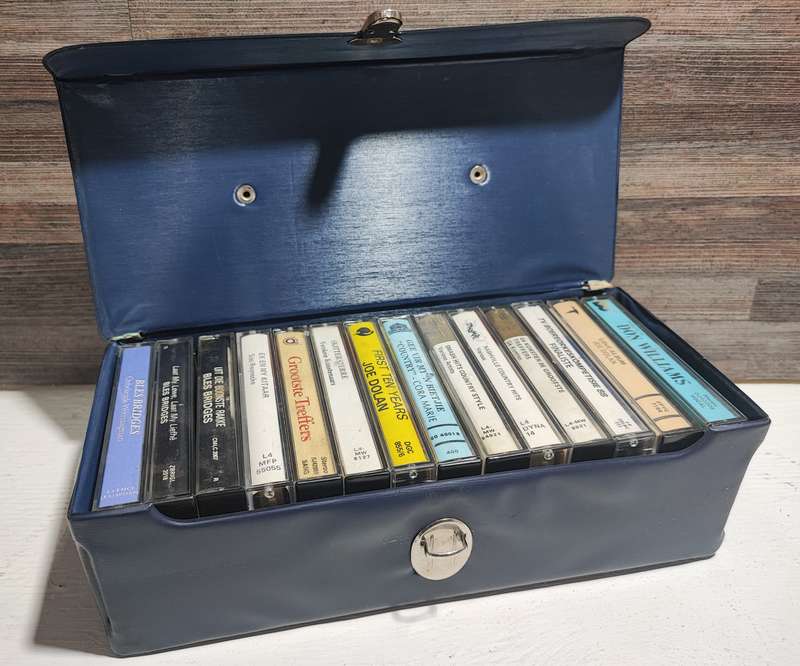 Cassette Tapes with Storage Cases