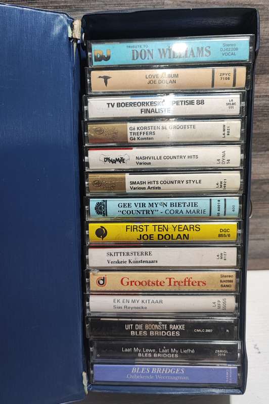 Cassette Tapes with Storage Cases