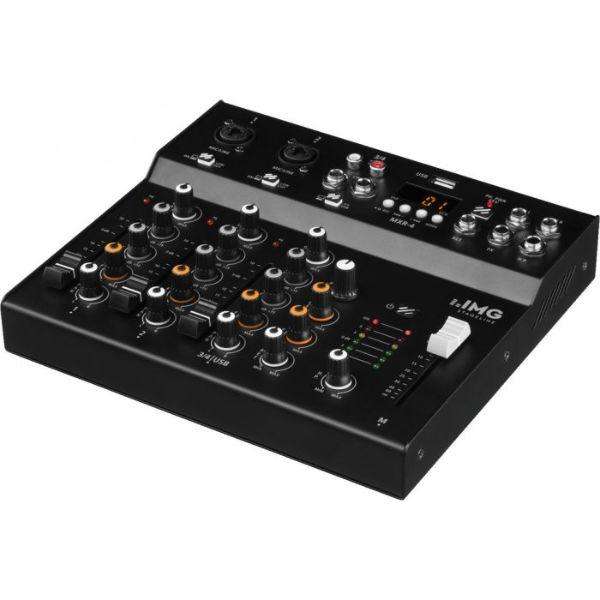 IMG Stageline MXR-4 Channel Audio Interface/ Mixer with USB/Bluetooth